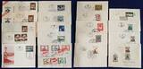 Österreich 1948/57 Partie FDCs teils Schmuck-FDC Brief BU