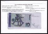 Deutschland 3x 10 DM 1993/2001 C.F.Gauß als DREIER-Streifen in 