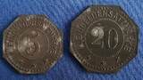Deutsches Reich - Bayern 5+20 Pfg. (1917/20) Bamberg 
