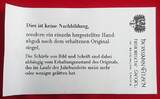 Deutschland - Schussenried 1950/60 ca. K.W. Postexpeditions-Siegel, vergrößerter Handabguss vom Original (19. Jahrh.)