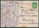 Bizone/Bundesrepublik Deutschland 10 Pfg. 1951 Privat-Ganzsache zum XIII. Dt. Sängerbundesfest Mainz - Minnesänger Karte