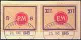 Deutschland Lokalausgaben 5 - 12 Pfg. 1945 FREDERSDORF 