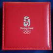China VR 2008 Sommer-Olympiade Peking - offizielle Erinnerungsmedaille mit den 5 Maskottchen BU im Etui