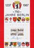 Berlin 750 Jahre Berlin, Sonderblatt mit Block und Unterschrift Eberhard Diepgen -