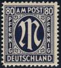 Bizone/AM-Post 80 Pf AM-Post Deutscher Druck in guter Farbe! -
