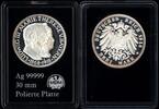 Bayern (3 RM) 'Goldene Hochzeit Ludwig III. mit Marie Therese', Neuprägung in Feinsilber -