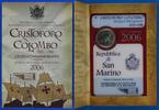 San Marino 2 Euro Christoph Kolumbus, 500er Todestag im kpl. Klappfolder -