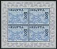 4x 5 Fr 2000 Schweiz  Stickerei  kompletter Kleinbogen, der auch als Block gesammelt wird ** postfrisch