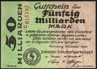 Deutsches Reich 50 Mrd. 'Siemens-Schuckert'-Werke -