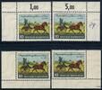 Bundesrepublik Deutschland 4x 10 Pfg. 160 'Postkutsche T&T' alle 4 Bogenecken/Eckrandstücke komplett! -