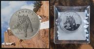 Canada 20 $ 'Luchs' 20 Dollar Silber 1/4 oz. in Originalblister der RCM -