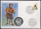 Schweiz/Deutschland 20 sFr. Numisbrief auf den '500 Geb. Paracelsus' mit Silber-Gedenkmünze -