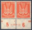 Deutsches Reich 50 Pfg. 347 Flugpost 'Holztaube' mit HAN -