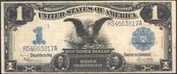 USA 1 $ 1899 sog. Large note mit Adler VF