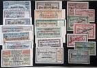 Deutsches Reich - Bayern 100 M. - 100 Mrd. 100 Jahre Inflation 'Bayrische Noten- und Staatsbank' München 20 versch. Scheine -