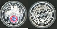 Deutschland/Liberia 1 Dollar Silber-Münze auf den Meistertitel des FCB in der Champions League 2001 -