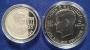 Niue 2x 5 Dollars 'John F. Kennedy' zwei verschied. Gedenkmünzen -
