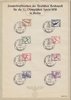 Deutsches Reich Olympische Sommerspiele 1936 Berlin Sonderblatt ungefaltet, SST Olympiastadion