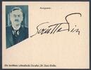 Deutschland Originalunterschrift 'Sven Hedin' auf Autogramm-Sammelkarte -