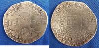 Brabant - Spanisch Niederlande 1/2 Patagon Belgium Brabant Karl II. von Spanien (1665-1700), Münze Brüssel -