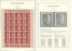 Deutsches Reich 25x 3 RM 3 RM Hitler im Original-Kleinbogen zu 25 Stück in enger Zähnung -