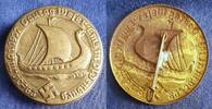 Deutsches Reich Oldenburg - 'Gautag Weser-Ems' offizi. bronzenes Abzeichen an Nadel -