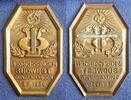 Deutsches Reich Gunzenhausen - '13. Kreissingen Südwest' offizielles bronz. Abzeichen ohne Nadel -