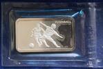 Deutschland 1 oz Silberbarren mit Fußballmotiv -