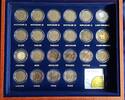 Belgien - Zypern 20x 2 Euro '10 Jahre WWU' Gemeinschaftsausgabe kpl. mit Gold+Silber-Medaille -
