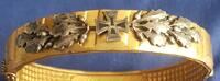  1914/16 Deutsches Reich Patriotisches Schmuckarmband, gefertigt aus Führingsringen von Mörsergranaten I/II