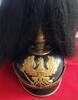 Preussen Helm für Offiziere der Infanterie mit Paradebusch -