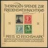 Sowjetische Besatzungszone 10 RM 1945 Th&uuml;ringen 'Gro&szlig;er Weihnachtsblock'... 612.00 US$  +  11.55 US$ shipping