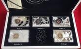 Bundesrepublik Deutschland 5x 5 € 'Tropische Zone' tolle Silberbarren-Kollektion in aufwänd. LED-Präsentationsbox -