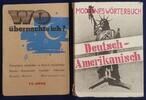 Deutschland - US-Zone Zimmernachweis für das zerstörte Deutschland sowie Wörterbuch, zwei kleine Hefte -