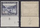 Deutsches Reich 25 Pfg. Winterhilfswerk Moderne Bauten mit Plattennummer 1, senkrechte Riffelung!