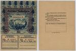 Deutsches Reich außergewöhnliche 'Berliner Zuckerkarte', da illustriert mit Stadtansicht -