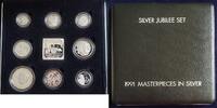 Australien 1 Ct - 2 Dollars 'Silver jubilee set - Masterpieces in Silver' -
