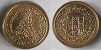 RDR - NEUBURG AM INN (Dukat) Georg Ludwig von Sinzendorf (1616-1680), Großformatige Neuprägung des Dukaten -