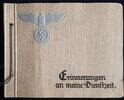 Deutsches Reich 'Erinnerungen an meine Dienstzeit' Album mit 104 meist militärischen Fotos -