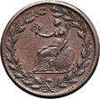 Great Britain, Walshampton, Essex 1/2 Penny Token 1811 VINCIT AMOR PATRIAE VF+