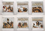 Niue 6 x 1 Dollar 2015 Wit Stwosz Altarpiece series Proof