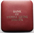 Sierra Leone 1 Leone 1974 10th Anniversary of the Bank Proof