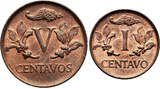 Colombia 1, 5 Centavos 1967 UNC