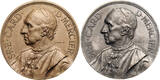 Belgium Set of 2 medals 1926 death of Cardinal Desiré Felicien François Joseph Mercier XF