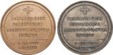 Belgium Set of 2 medals 1926 death of Cardinal Desiré Felicien François Joseph Mercier XF