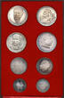 Bulgaria Luxury Set of Silver Proof Coins - 2 Leva and 5 Le 1963-1973 Proof