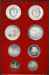 Bulgaria Luxury Set of Silver Proof Coins - 2 Leva and 5 Le 1963-1973 Proof