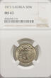 South Korea 50 Won 1973 NGC MS 63