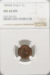 Italy Centesimo 1896 R Umberto I 1878-1900 NGC MS 64 BN