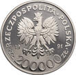 Poland 200000 Zlotych 1991 Albertville 1992 Proof